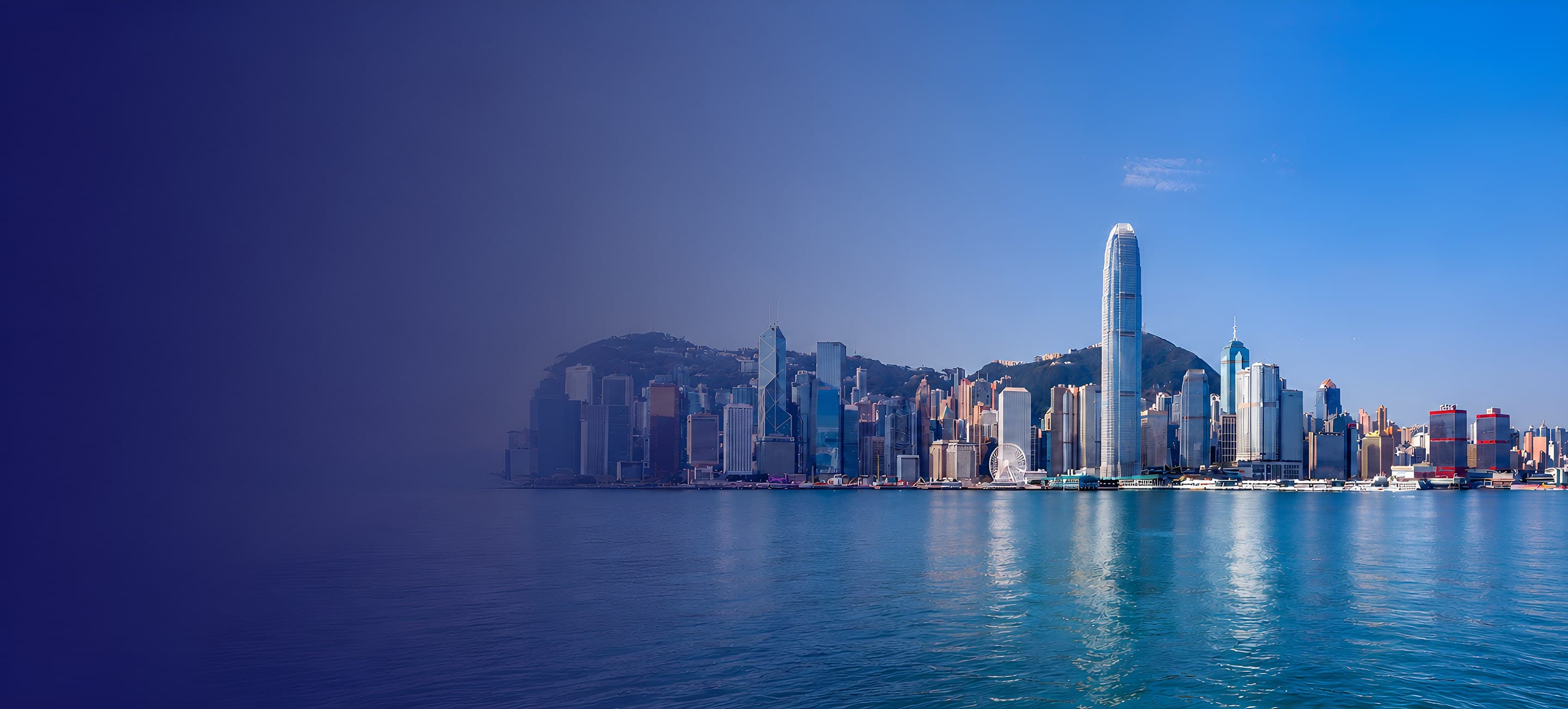 中国香港硕士：维港日景天际线